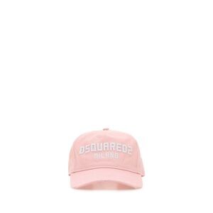 Dsquared Women Pink Cotton Baseball Cap